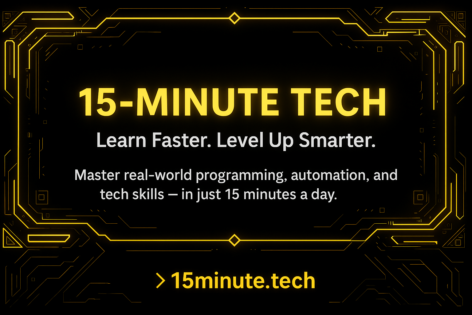 15-Minute Tech | Quick Tech Tutorials & Learning